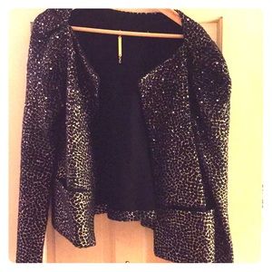 DVF winter blazer size 10