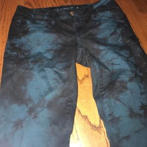 JEANS tie dye washed