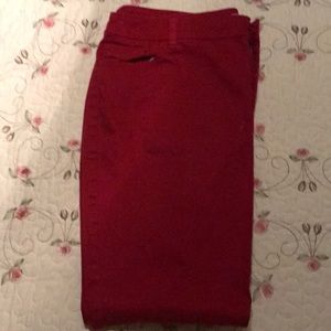 Chico's Red denim pants
