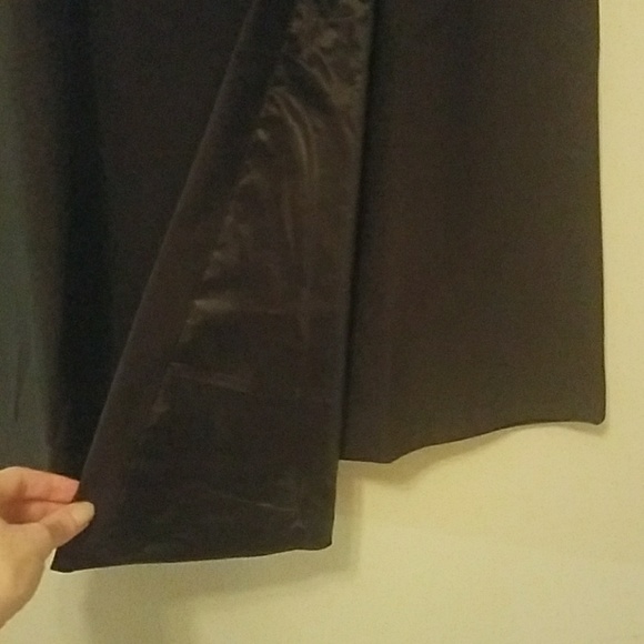 BLACK ASYMMETRICAL SKIRT - Picture 2 of 5