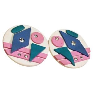 Vintage clip on earrings