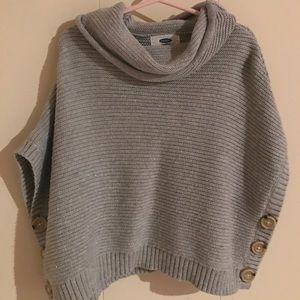 Sweater Pull Over Poncho 3T