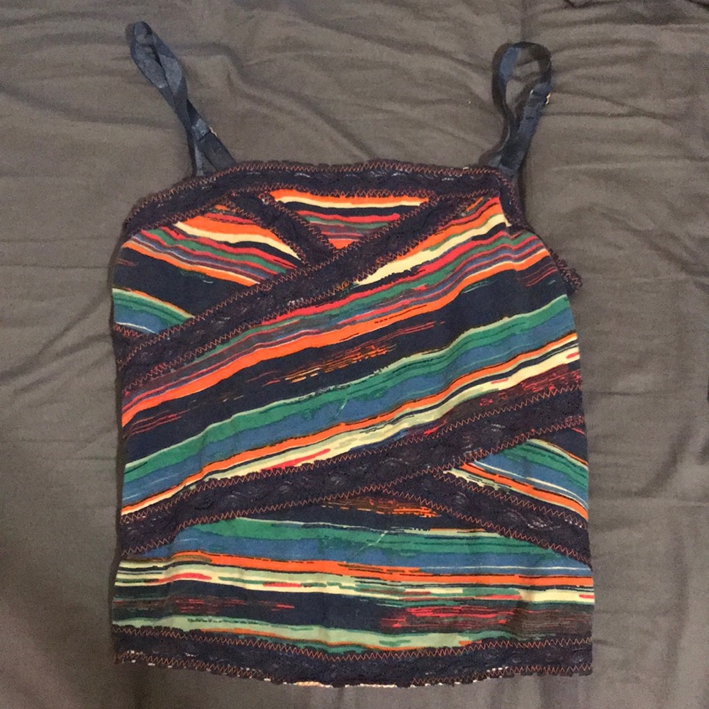 Free People colorful tank XSmall