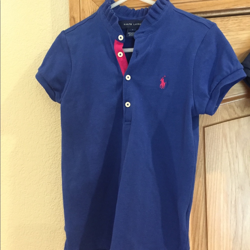 Girls Ralph Lauren ruffle polo