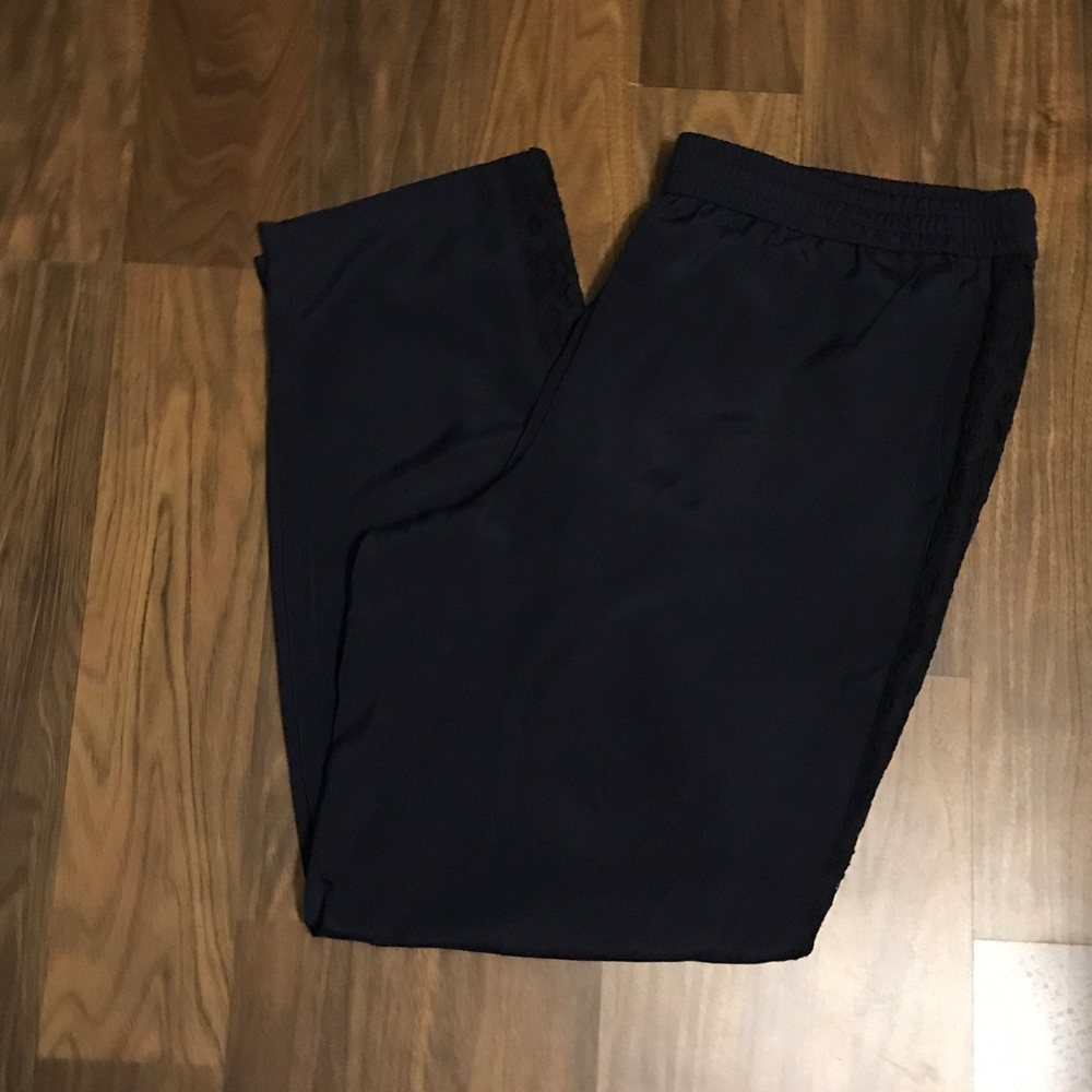 Blue ankle pants