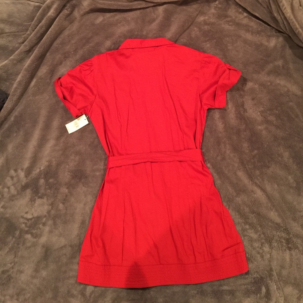 🌹Vintage button down blouse w/ belt - Picture 6 of 8