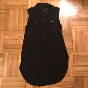 Minkpink high low button front tank