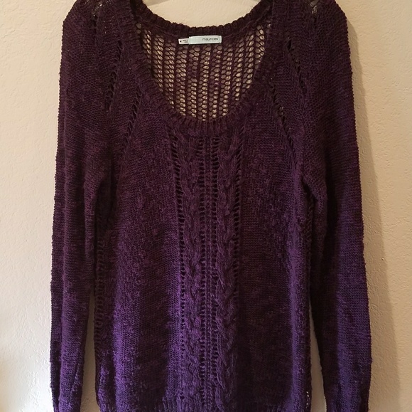 Maurices Sweaters - Purple Loose knit Maurices sweater