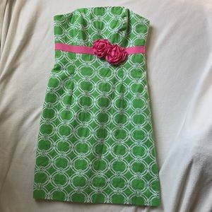 Lilly Pulitzer Pink and Green Dress
