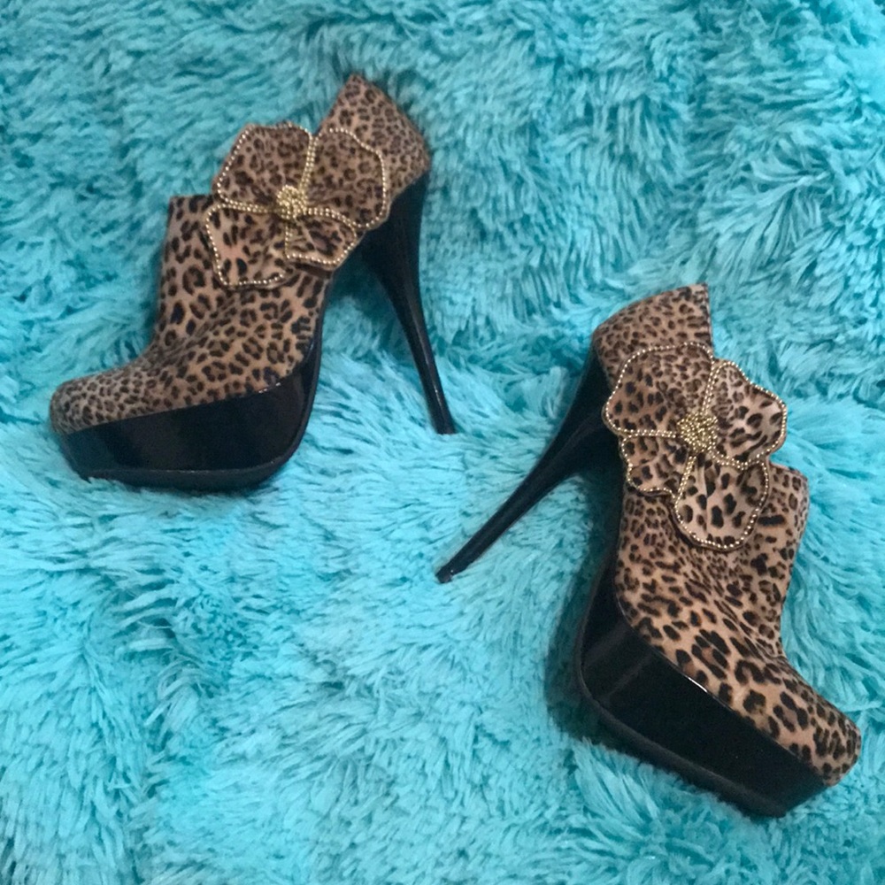 Women's Ankle boots leopard