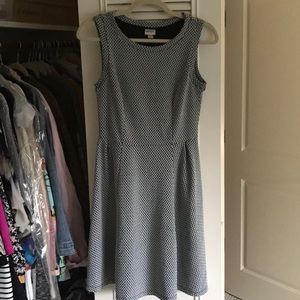 Merona Navy/White Dress