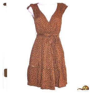 Candies, Size Small, Brown Dress w/ Waistline Tie