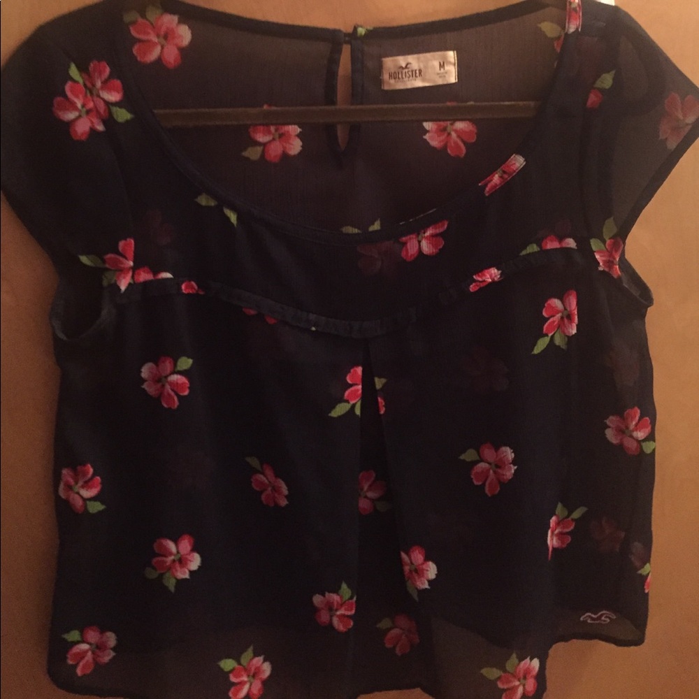 Navy blue blouse