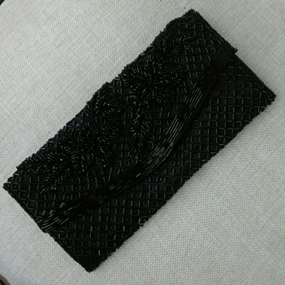 Vintage  Evening hand beaded Clutch