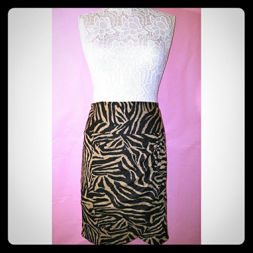 Lane Bryant Faux Wrap Pencil Skirt