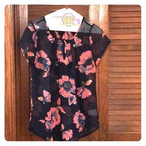 Papermoon Floral Print shirt from Stitch Fix XS
