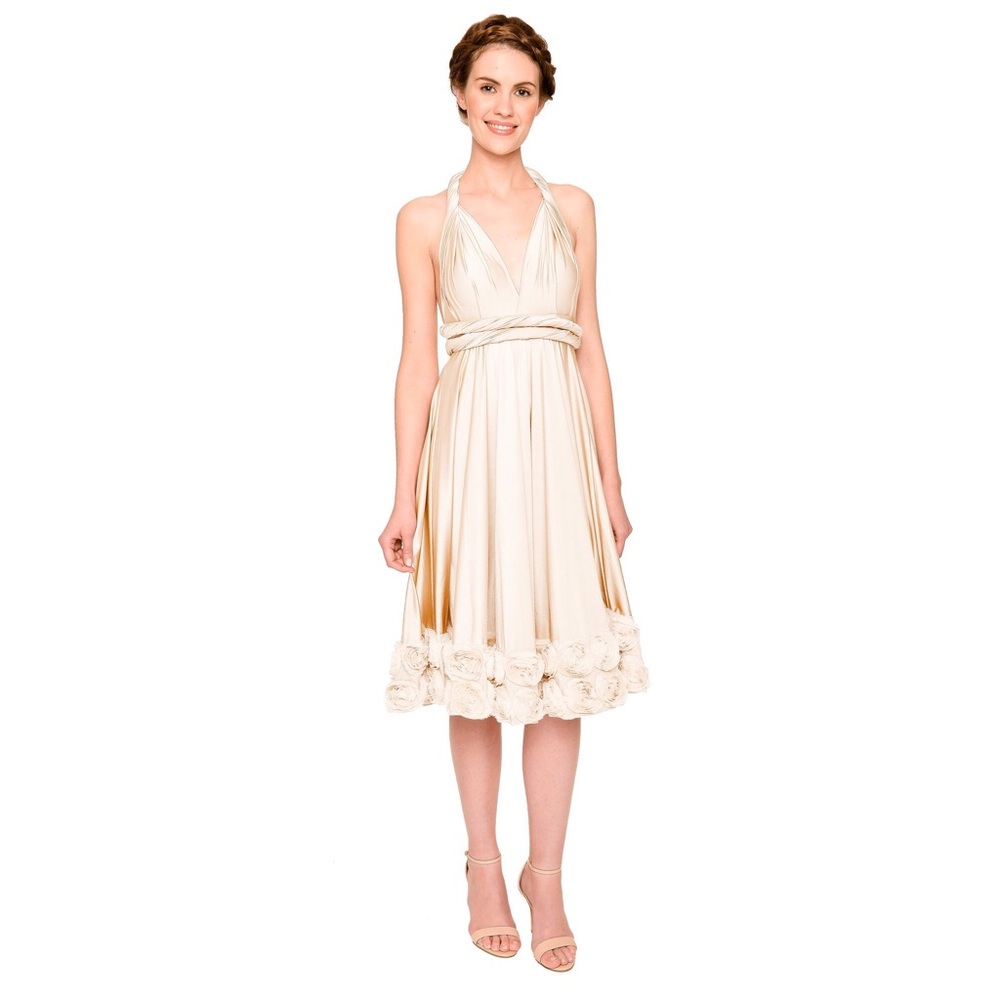 Two Bird Ivory Dress