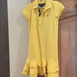 Girls 6X Ralph Lauren polo dress