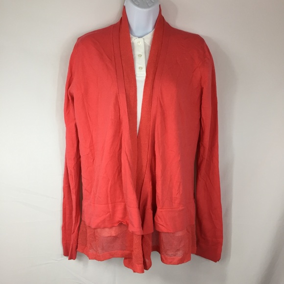 J'ENVIE Sweaters - J'ENVIE Coral Knit Open Cardigan Size S NWOT