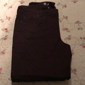 Chico's brown denim pants