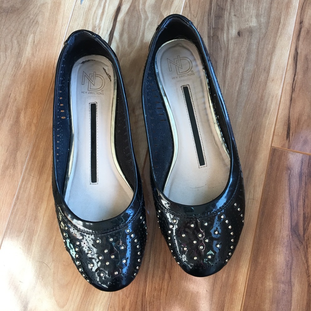 Black flats