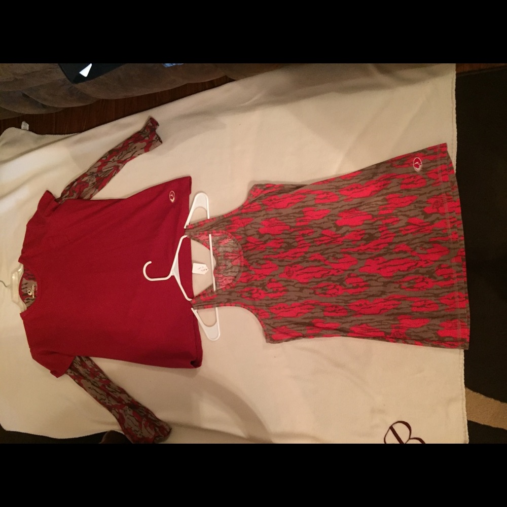 Mossy Oak shirt and tank