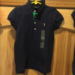 Navy girls size 5 Ralph Lauren polo
