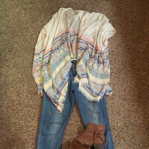 Beautifully colored boho wrap Urban Outfitters