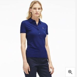 Lacoste 5-Button Slim Fit Polo Shirt, size 36/US 4