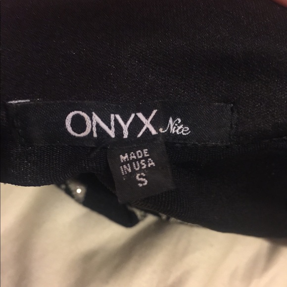 Onyx Nite black/cream 3/4 Sleeve jacket size small - Picture 4 of 4