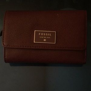 Fossil wallet - pebbled leather
