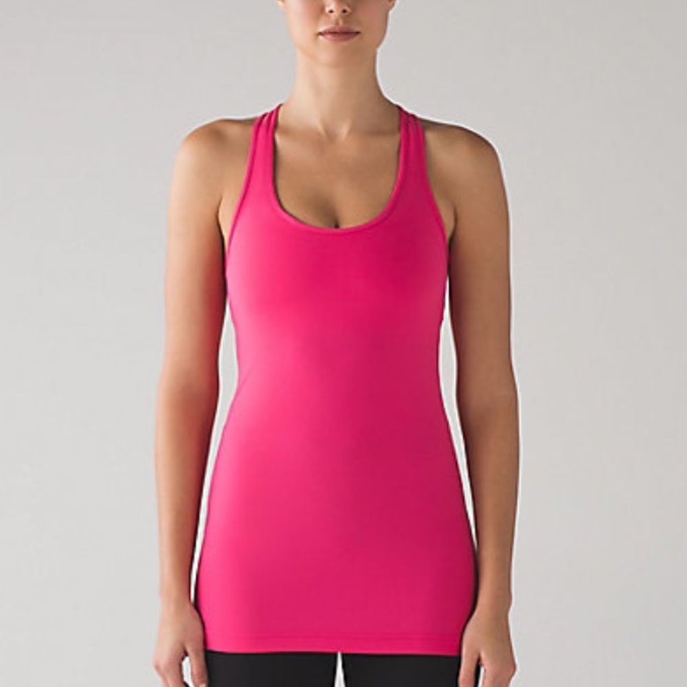 Lululemon Pink Cool Racerback Tank- Size 8