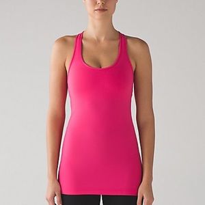 Lululemon Pink Cool Racerback Tank- Size 8