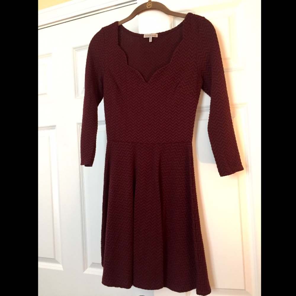 Burgundy Dress