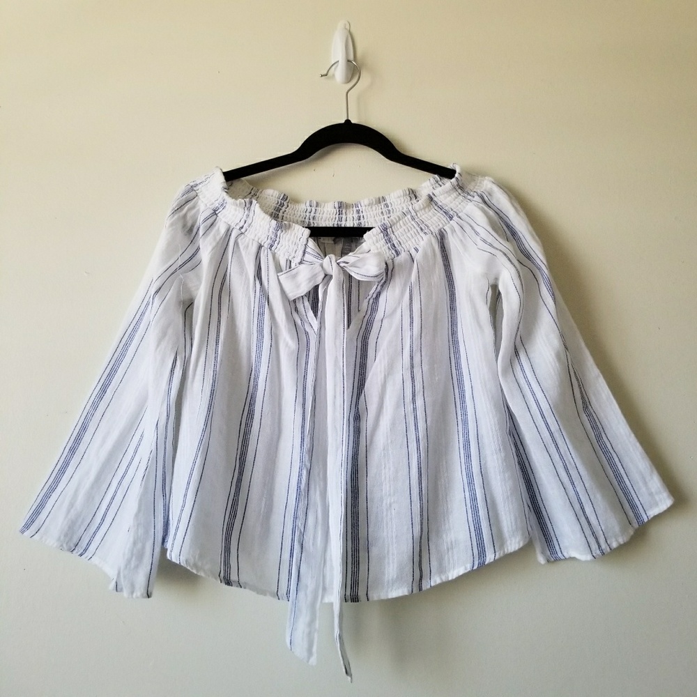 ⚡ NWOT Charlotte Russe Pinstripe Top