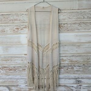 Boho Fringe vest