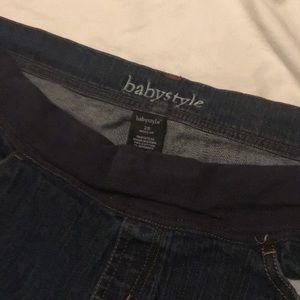 Really nice dark blue Straylight maternity pants