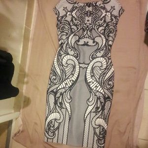 Printed sheath dress