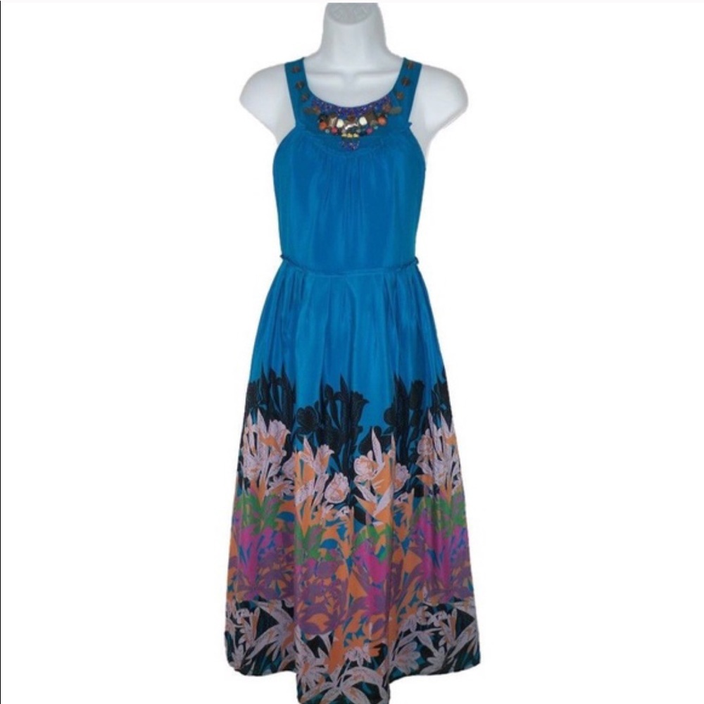 Anthropologie Island NightFall dress