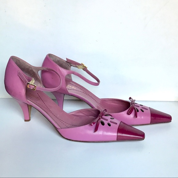 Beautiful Vintage Kate Spade Ankle Strap Heels 7 - Picture 1 of 5