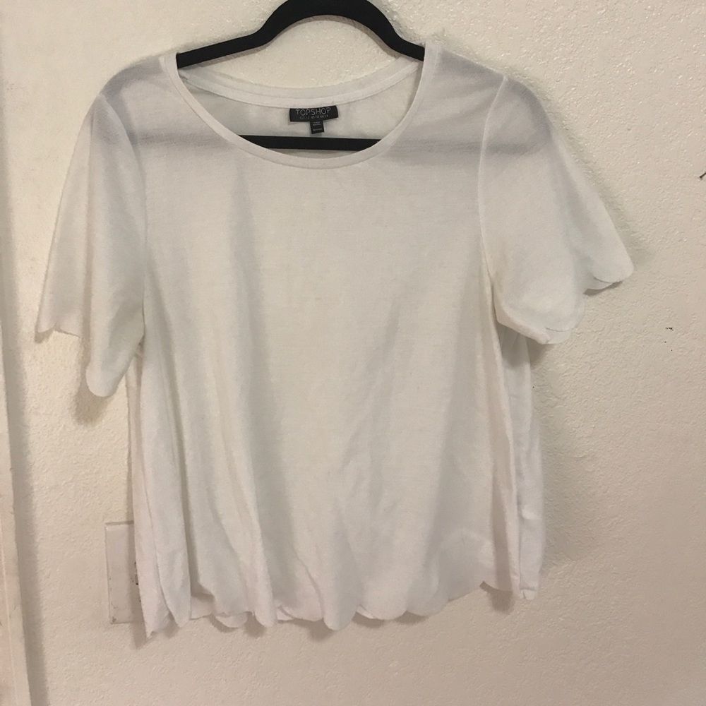 Scalloped Topshop Tee