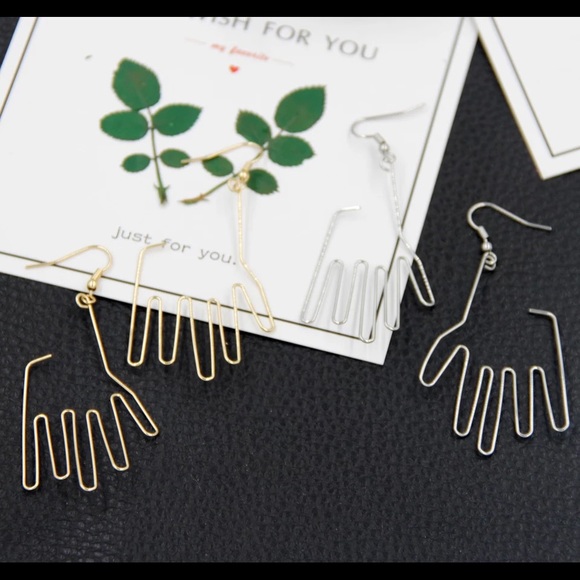 ❤️Thanksgiving Sale ❤️Hand simple earrings - Picture 2 of 3