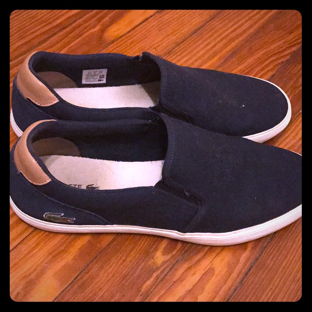 Lacoste slip ons