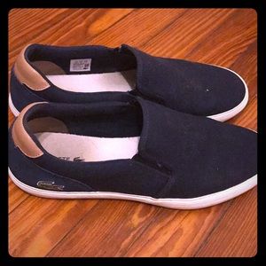 Lacoste slip ons