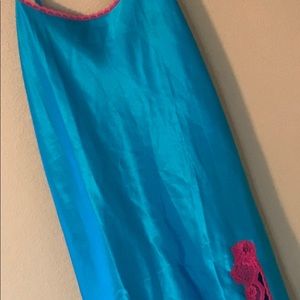 💥💥 Gorgeous Nightie Blue w/pink lace trim💥💥