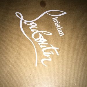 Christian Louboutin slingback, peeptoe, 38.5