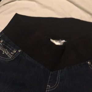 maternity pants with bling