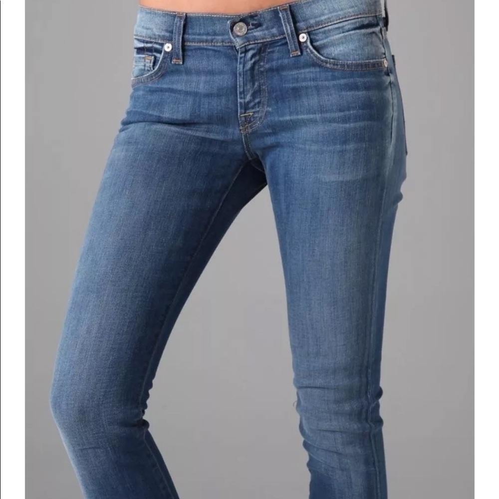 7 for All Mankind Skinny Jeans Gwenevere 26 x 33