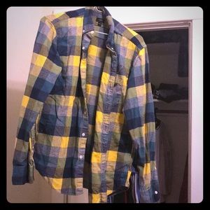 jcrew M flannel