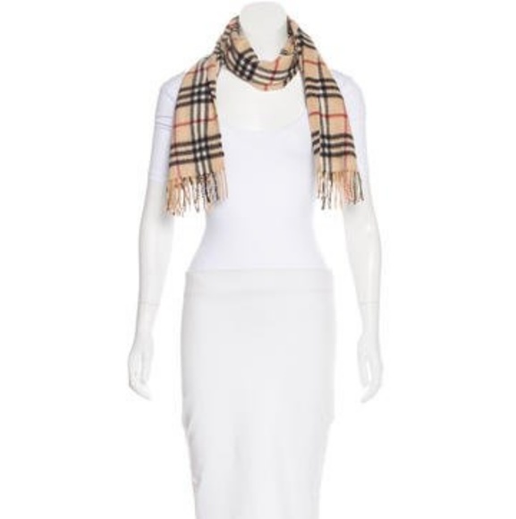 Burberry Accessories - Burberry Cashmere Nova Check Scarf